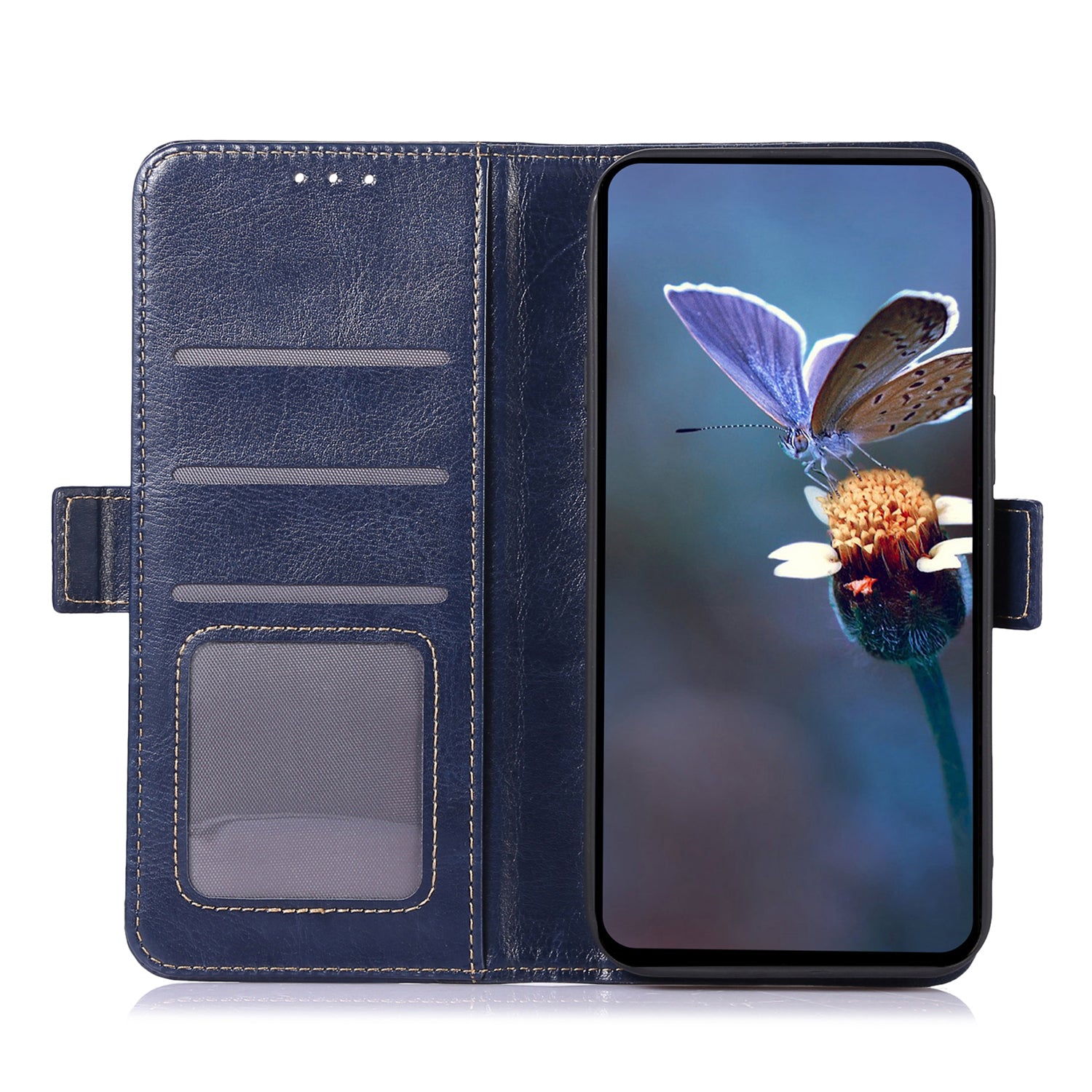 ABEEL For Google Pixel 9 Pro Crazy Horse Texture Wallet Case PU Leather Folio Phone Cover ABEEL For Google Pixel 9 Pro Crazy Horse Texture Wallet Case PU Leather Folio Phone Cover